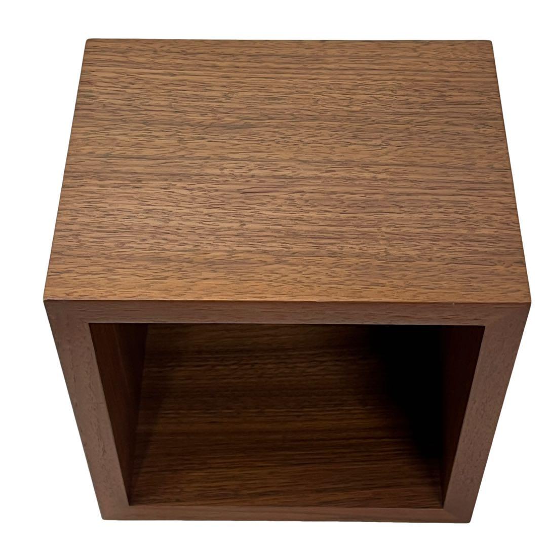 無印良品 壁に付けられる家具箱 3個セット ウォールナット