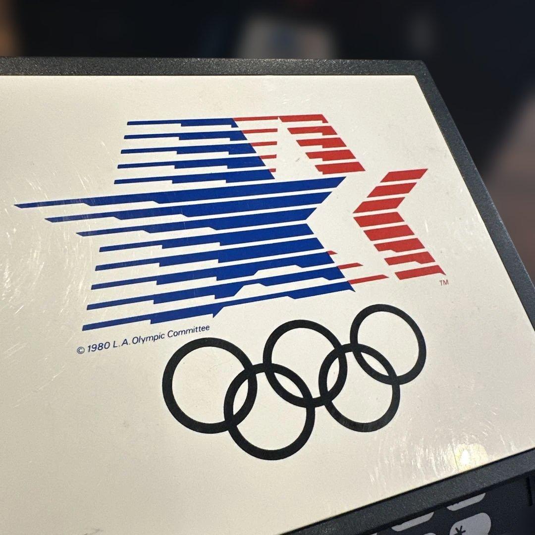 80's ロサンゼルスオリンピック 公式電話機 動作確認済みU.S.A箱あり希少