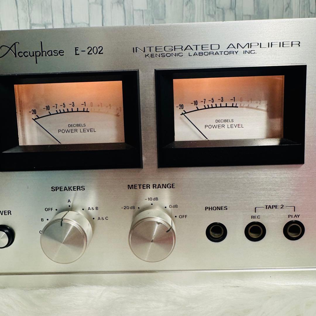 極美品 Accuphaseアキュフェーズ E-202 プリメインアンプ 稼動品
