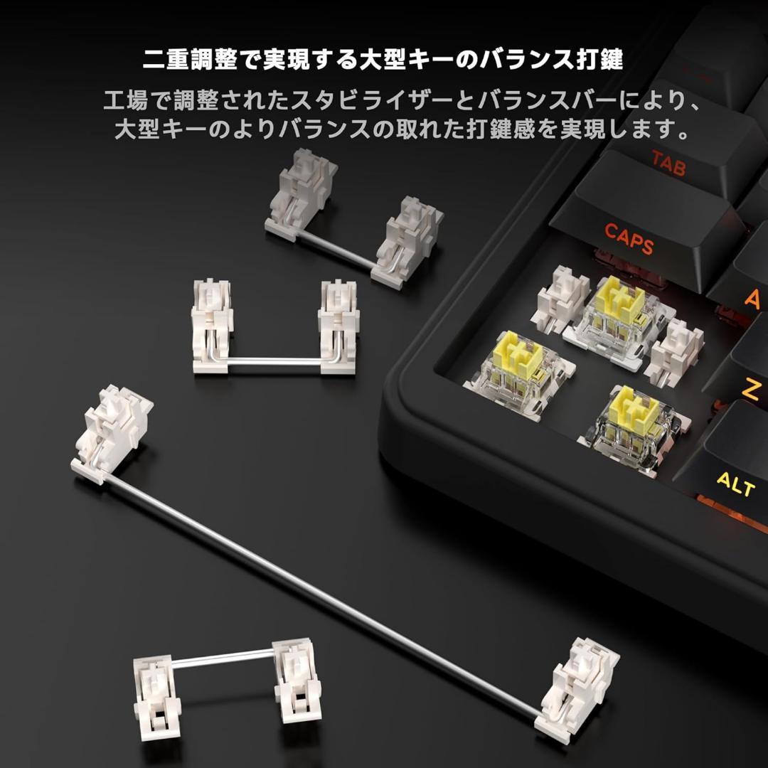 AOC GK330 ゲーミングキーボード ワイヤレス 3WAY接続