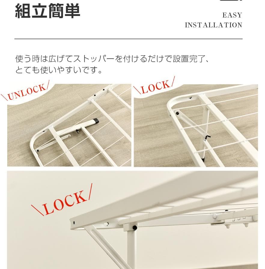 超人気！パイプベッド 折りたたみベッド シングル 組立簡単 Black