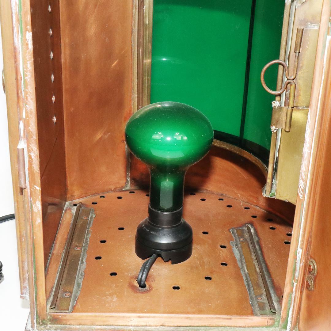 本多商店 甲種舷燈 SIDE LIGHT マリンランプ アンティーク 昭和13年