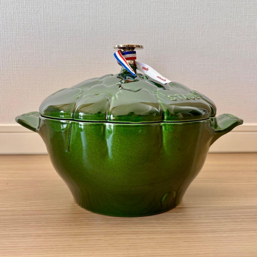 STAUB ストウブ アーティチョークココット 22 バジル(廃盤)