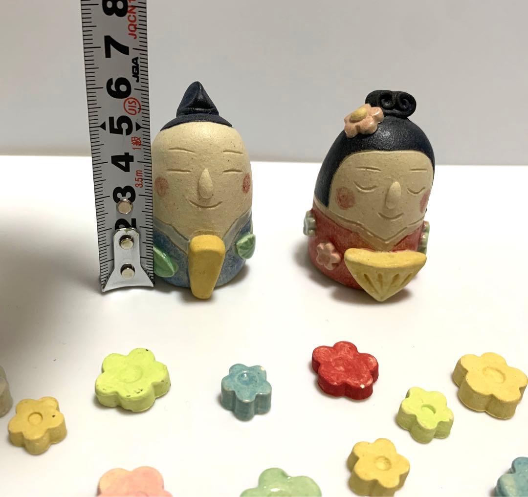【美品】岡崎順子 お雛様　おはじき セット