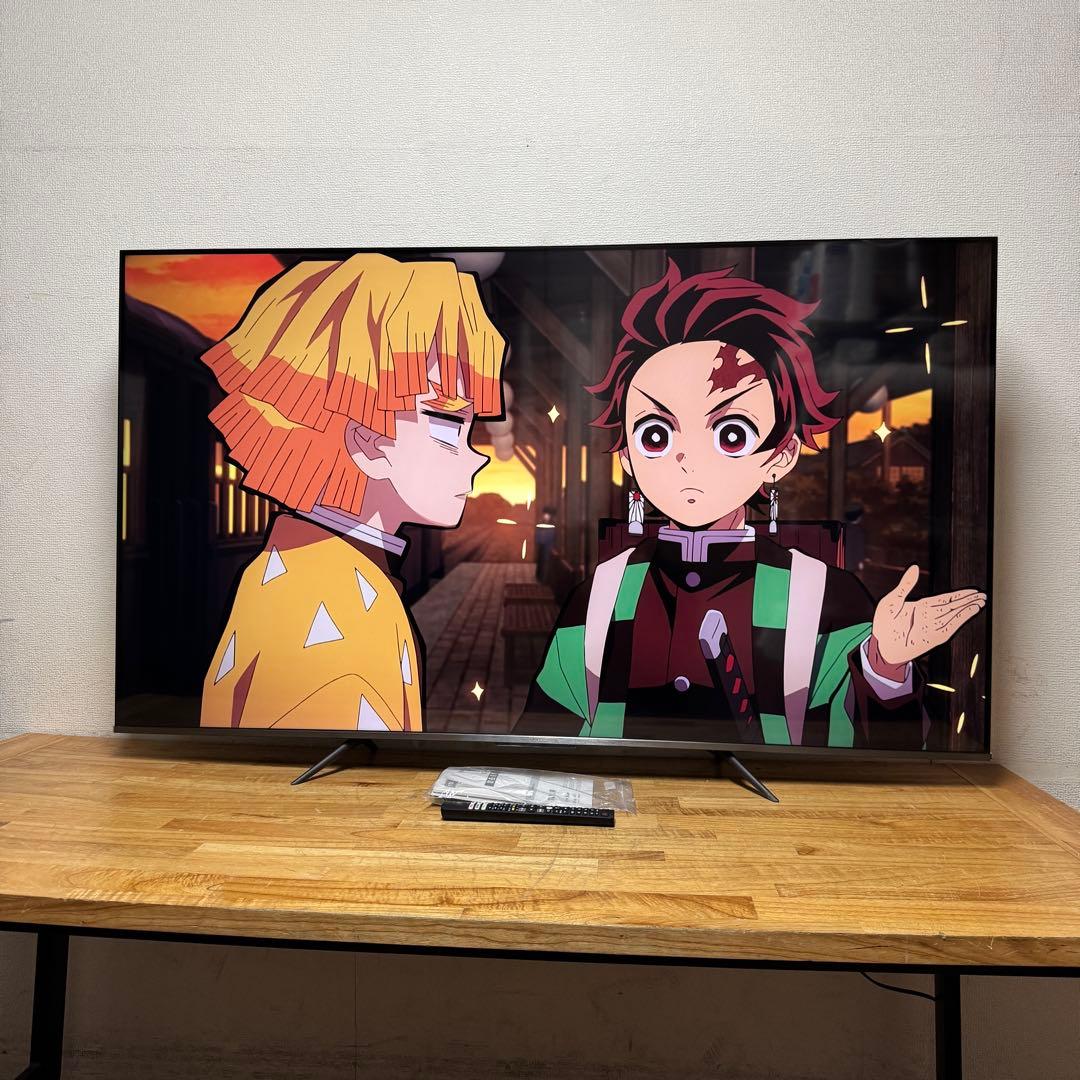 TCL 65インチ 4K 液晶テレビ 65C636 量子ドット 動画アプリ搭載