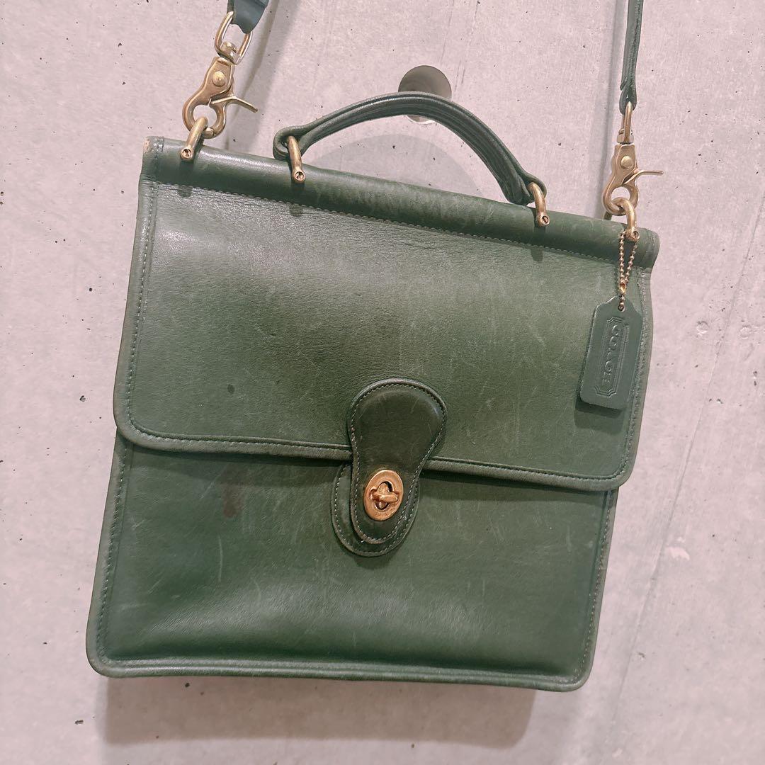オールドコーチ COACH ウィリス ショルダーバッグ ダークグリーン