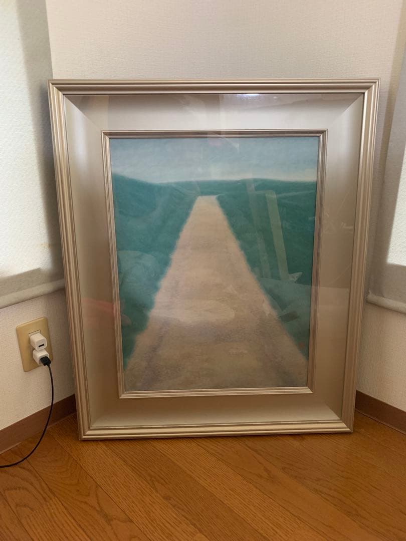 東山魁夷　道　岩絵の具方式複製工芸画　754/1000