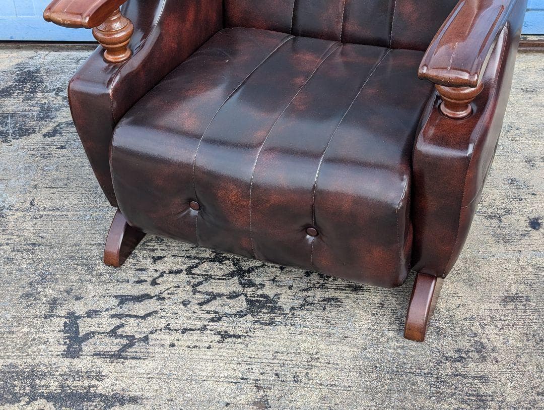 クラシック　ミッドセンチュリー　ヴィンテージ　レトロ　アームチェア　右　SZ