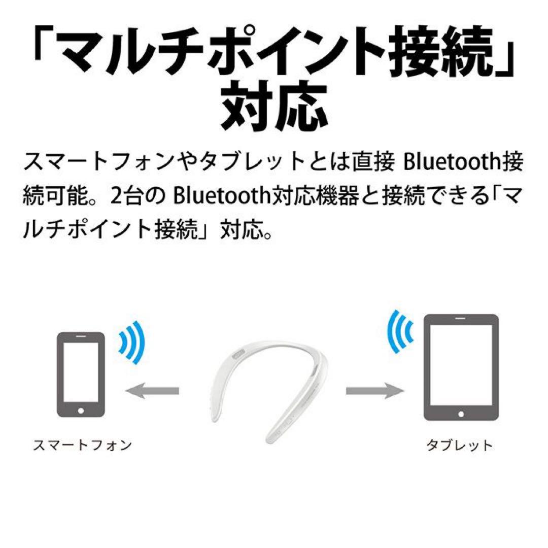 AQUOS サウンドパートナー　ウェアラブルネックスピーカー　ワイヤレス