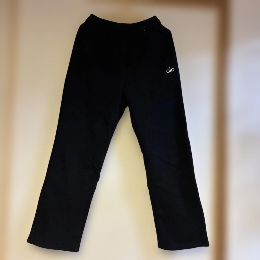 alo 黒 ジャージパンツ 新品未使用 Sサイズ