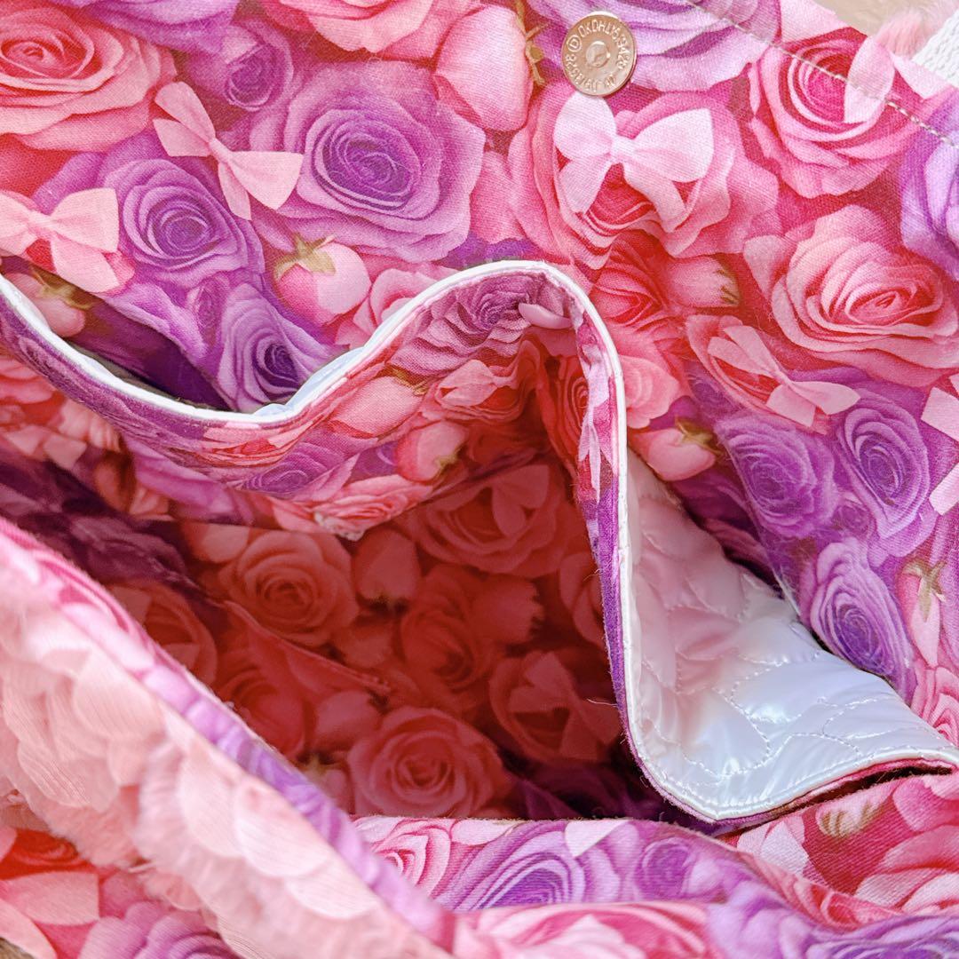 あ*き様 コヤンイサムチョン♡新作バレリーナルミちゃんの薔薇ファーフリルトートバ
