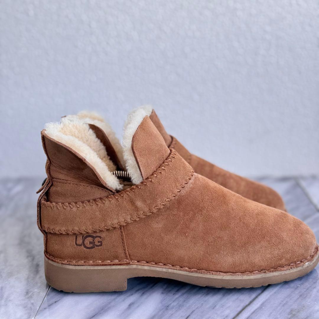 UGG アグ W MCKAY ショートブーツ ムートンブーツ チェスナット