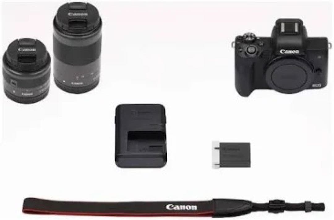 Canon EOS Kiss M ダブルズームキット