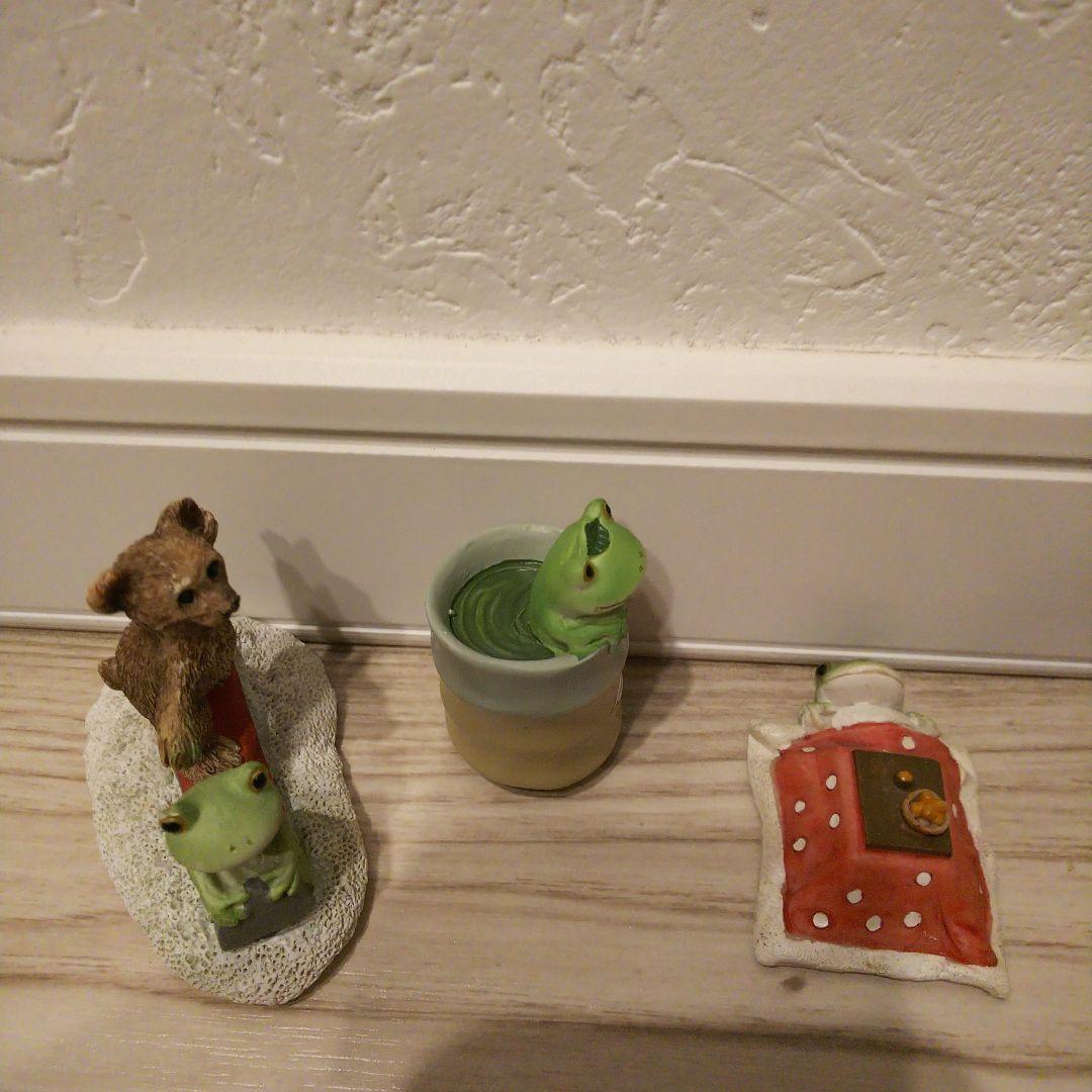 コポー カエル こたつ 湯飲み 熊とソリ セット
