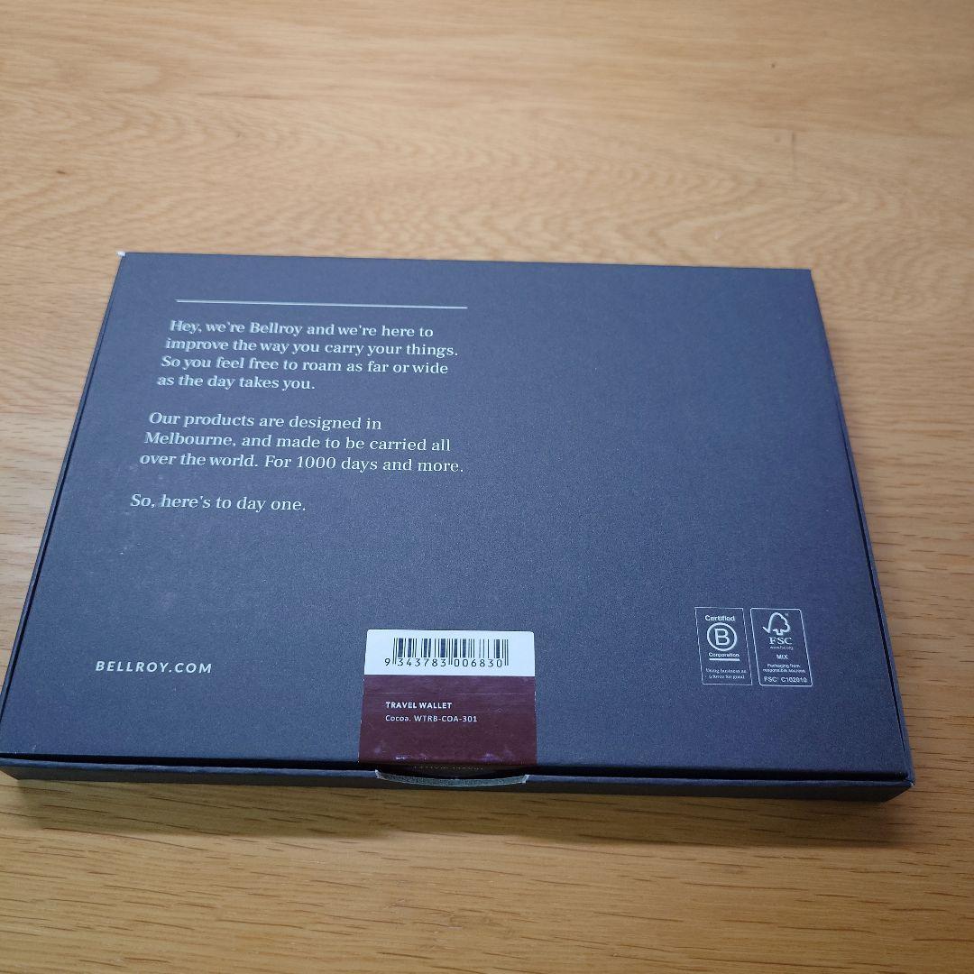 旅行かばん・小分けバッグ [Bellroy] Leather Travel Wallet