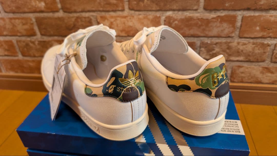 BAPE × ADIDAS スタンスミス ゴルフ シューズ 27.5cm