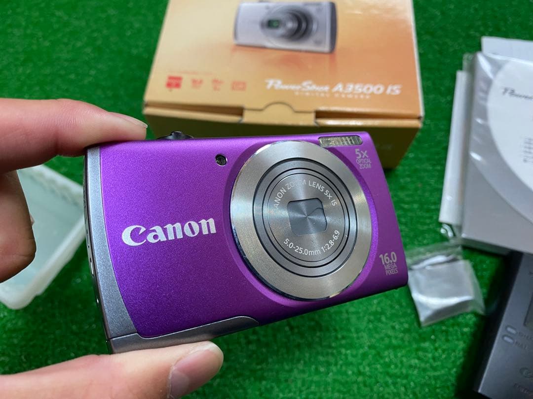 Canon PowerShot A3500 IS パープル