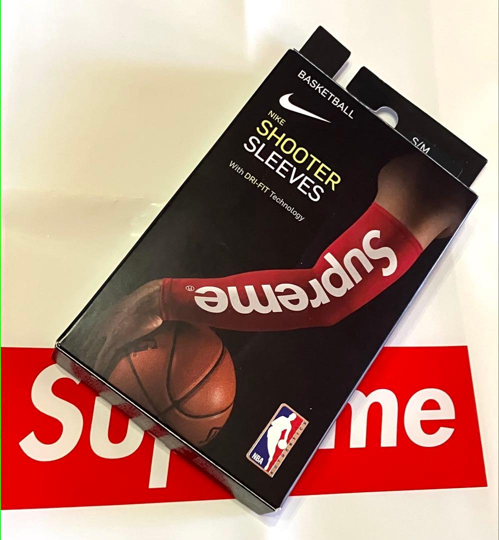 Supreme®︎ × NIKE®︎ SHOOTER SLEEVES Red/SM