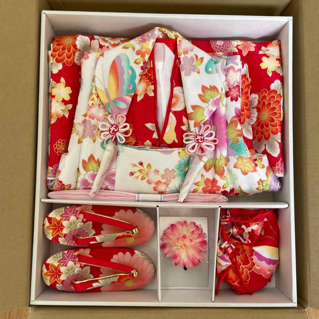 【京越卸屋】七五三 着物セット【３歳】新品・未使用　※最終値下げ