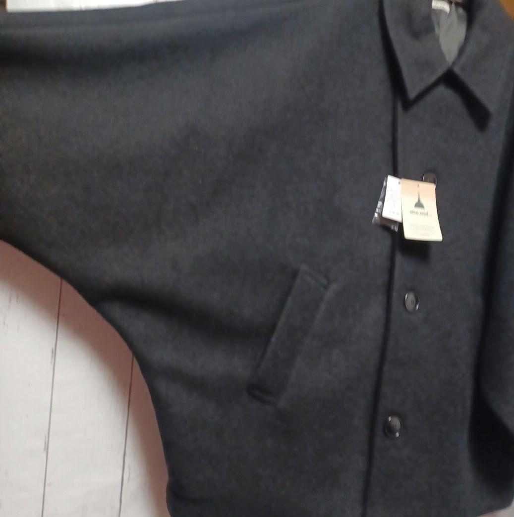 [niko and…]ライトモッサドルマンジャケットコート ブラック 新品未使用