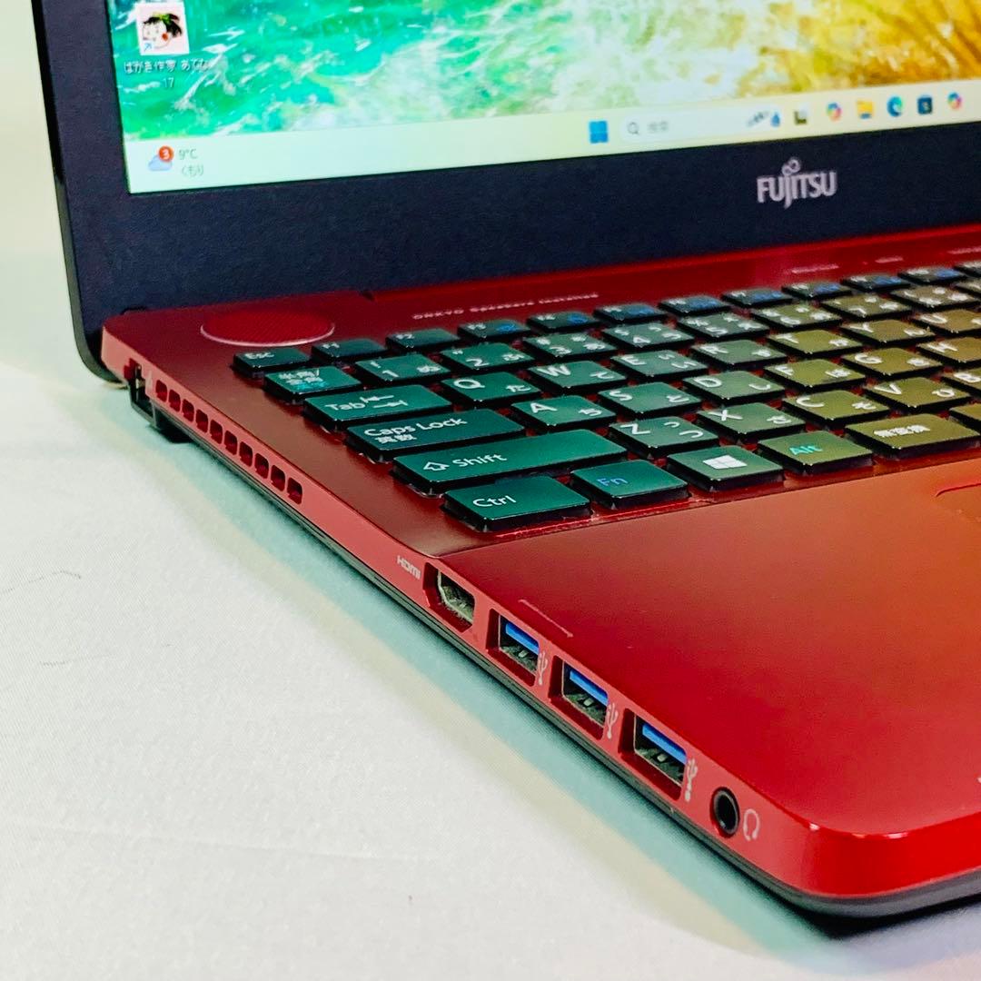 Core i7✨SSD1TB✨16GB✨Windows 11✨赤✨ノートパソコン