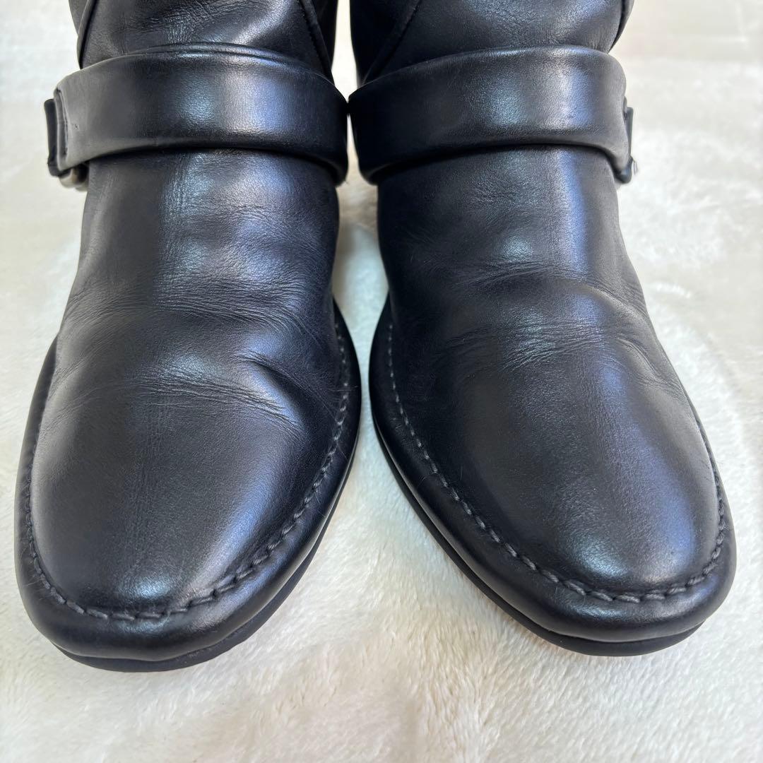 Pippi ピッピ 本革ロングエンジニアブーツ Vibram 黒 M 美品