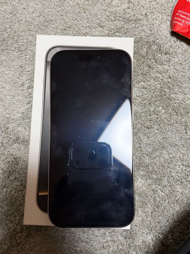 スマートフォン本体 iPhone16pro 128GB Titanium