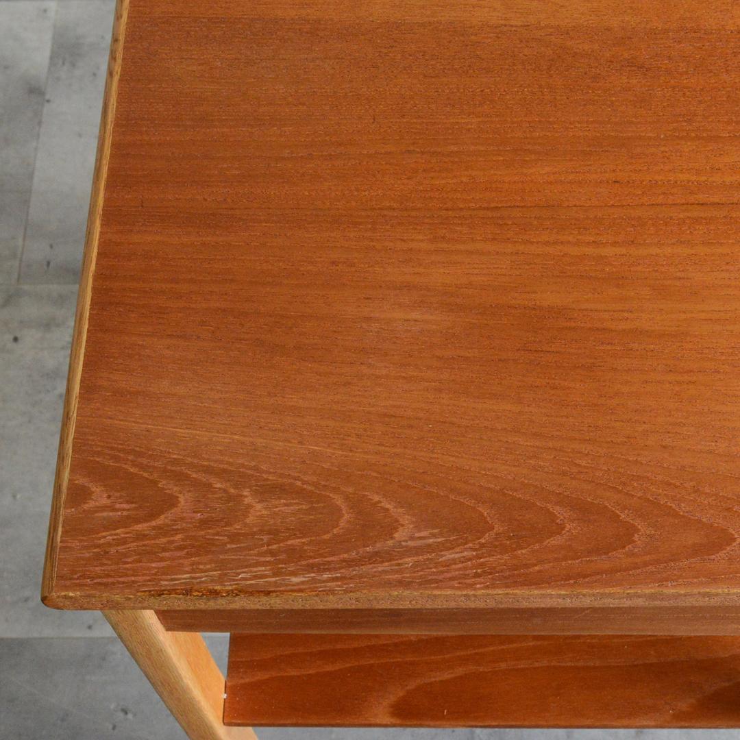 デンマーク 北欧ヴィンテージ チーク サイドテーブル 北欧家具 ナイトテーブル