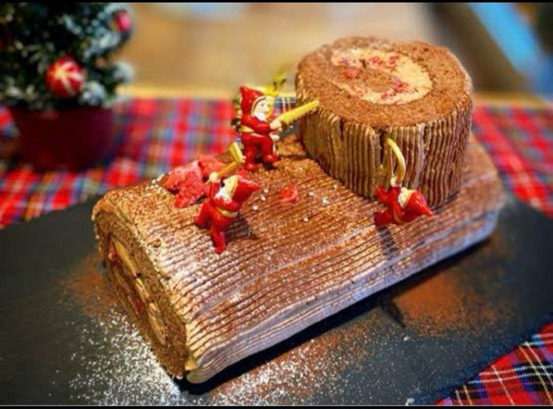 クリスマスケーキピック、30セット　森の小人、サンタ、飾り、雪の結晶、cotta