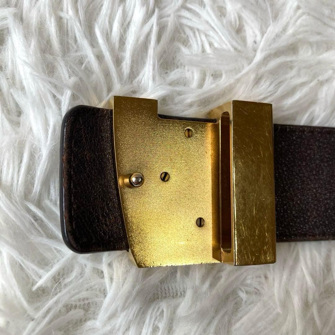 LOUIS VUITTON ルイヴィトン モノグラムヴェルニ ベルト ボルドー