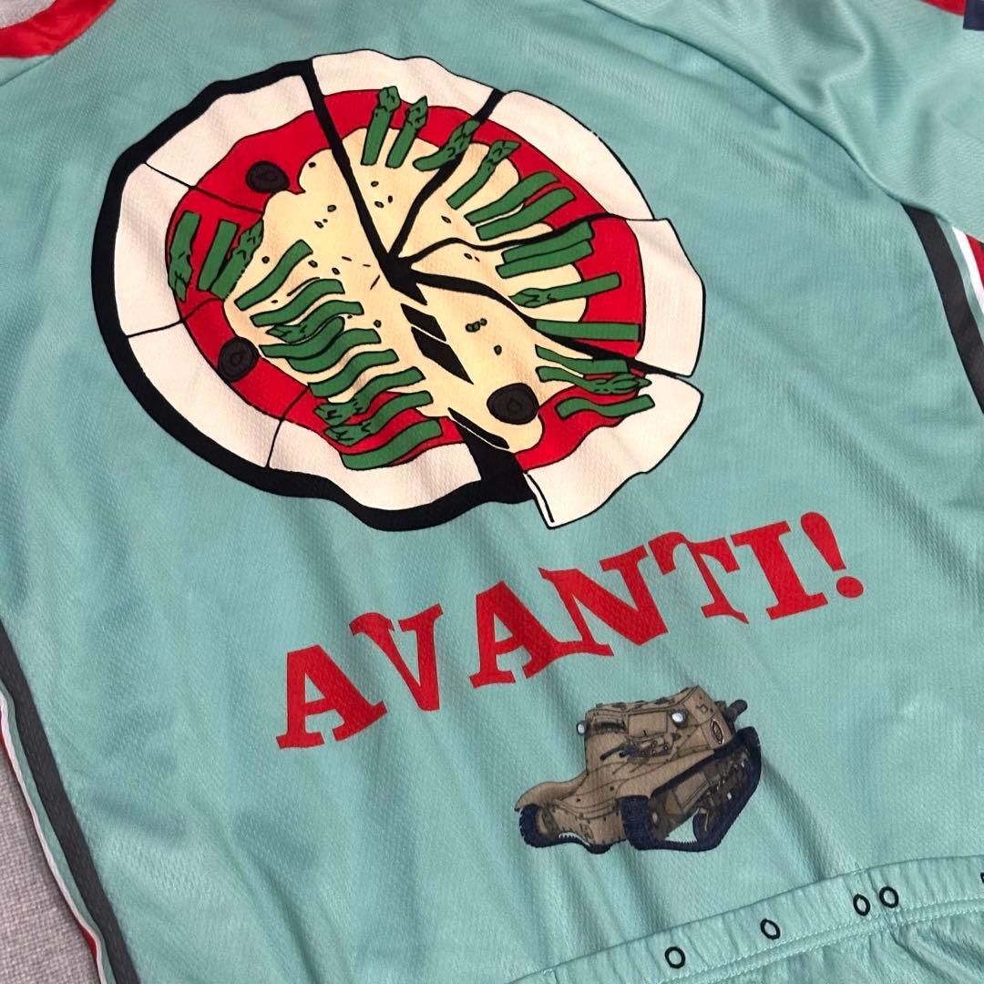 サイクルジャージ アンツィオ高校ガールズ&パンツァー 半袖シャツ WAVEONE