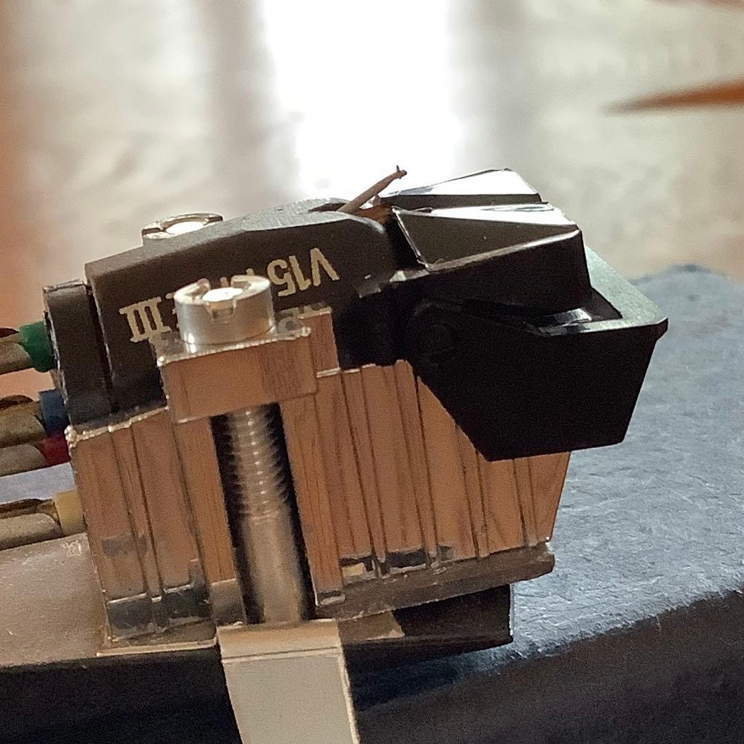 Shure V15 typeIIIカートリッジとヘッドシェル付き完動品