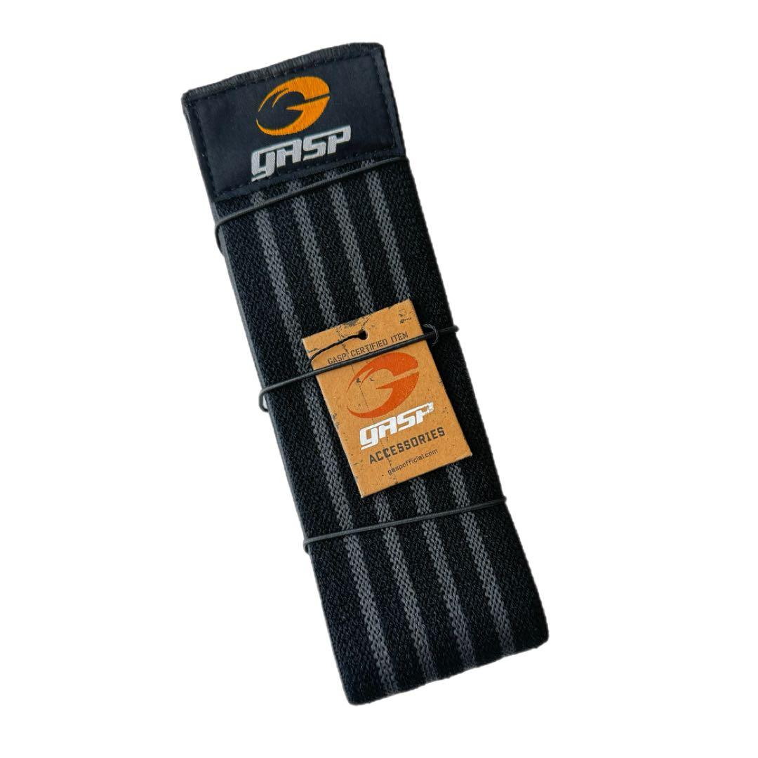 ウエイトトレーニング Gasp Knee wraps, Black/grey