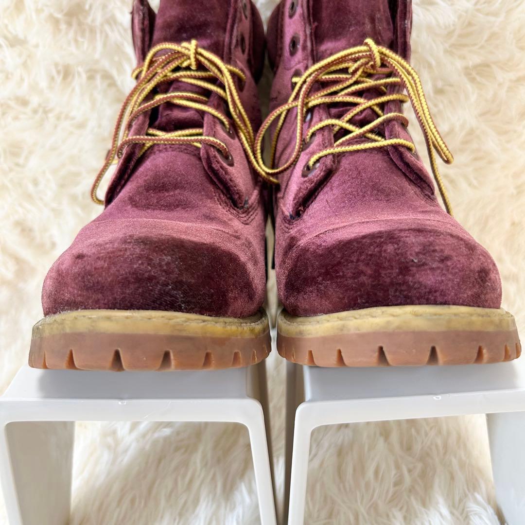 H*売様 ✨極美品✨Timberland×OFF-WHITE ベルベット 6ホー