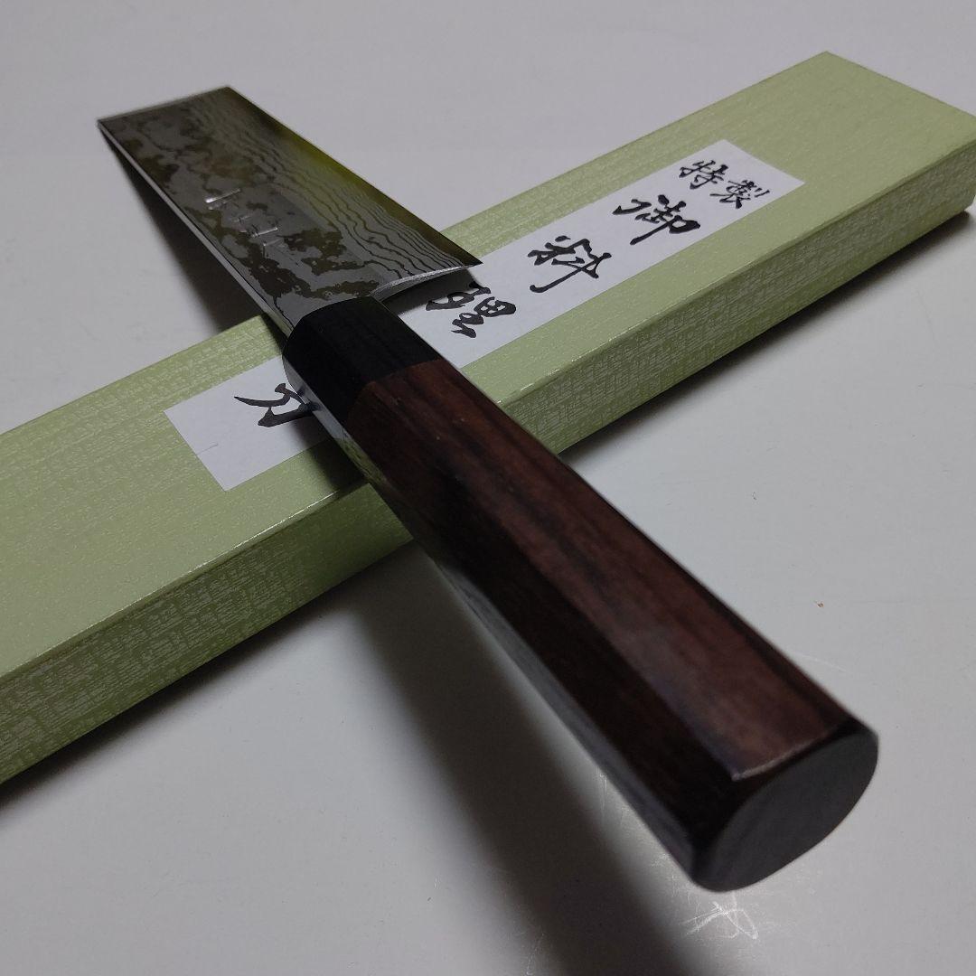 片刃包丁 角型薄刃 北岡英雄作