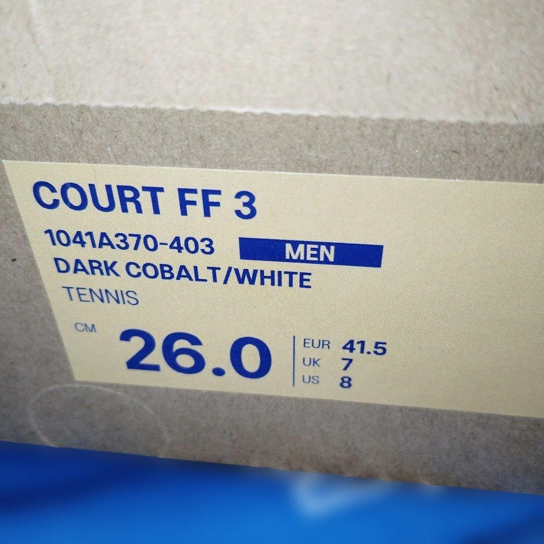 ASICS COURT FF 3 オールコート用テニスシューズ 26.0cm