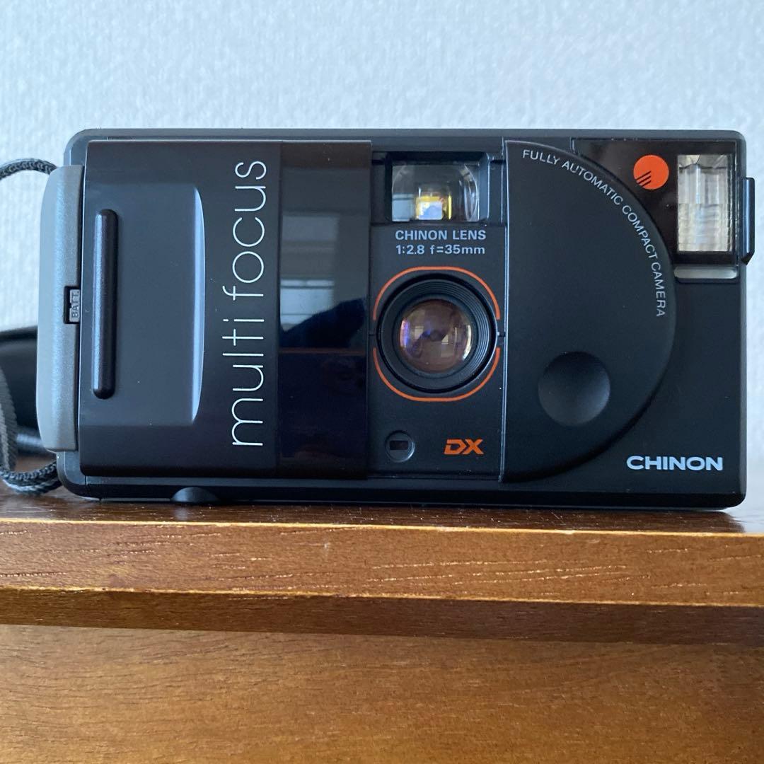 CHINON multi focus フィルムカメラ ケース付き