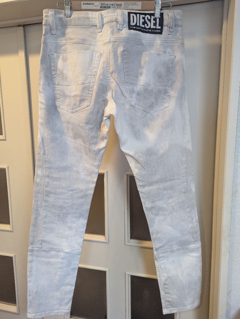 DIESEL 未使用美品限定モデル コーティングホワイトジョグジーンズ