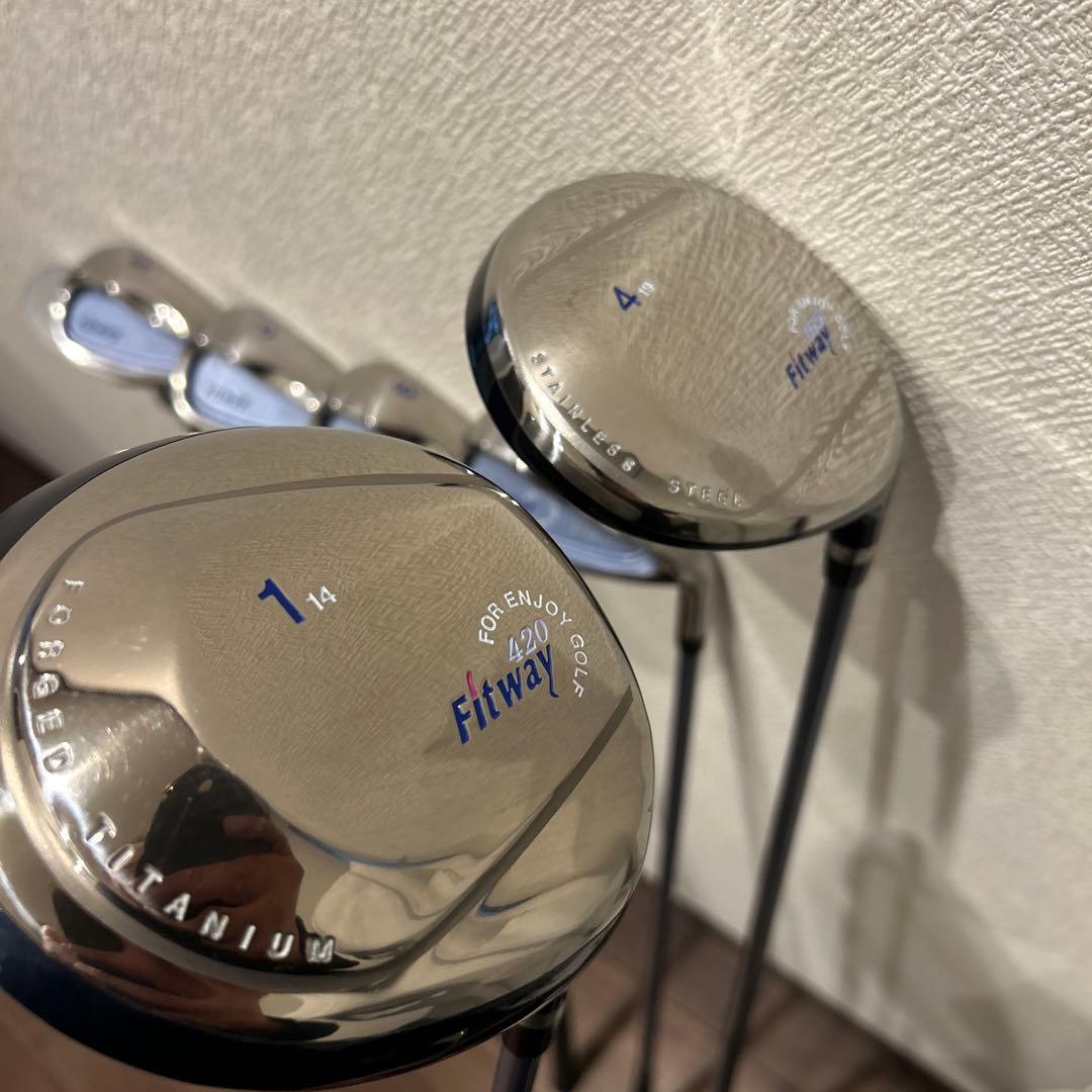 Fit way 420 レディースL 右利き　ハーフゴルフセット