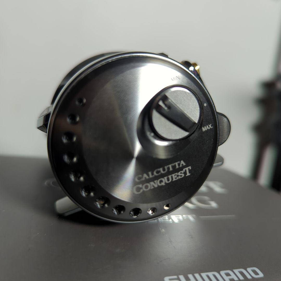 未使用　SHIMANO カルカッタコンクエストBFS-XG brimoウッドノブ