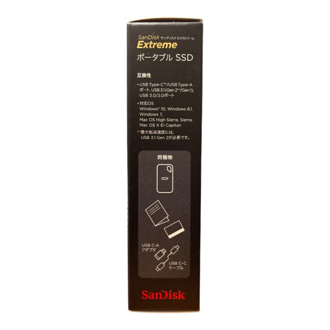 【極美品/寿命100%】SanDisk Extreme SSD 500GB
