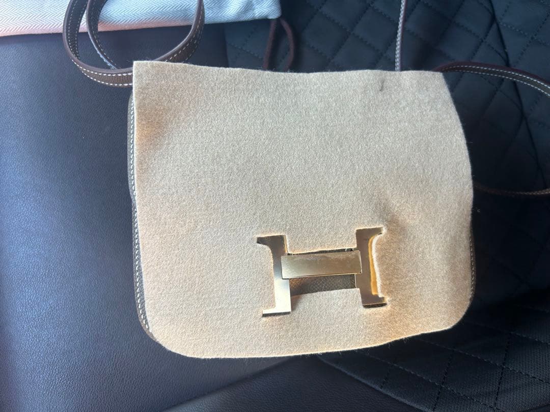 HERMES エプソンレザー ショルダーバッグ