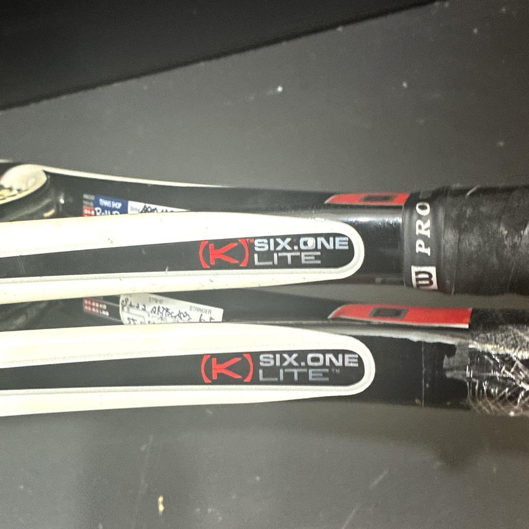 Wilson K SIX ONE LITE ウィルソン　硬式ラケット２本セット