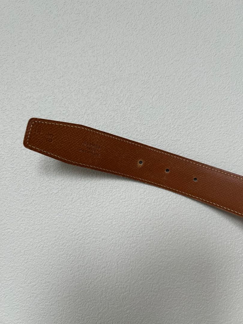 再度値下げしました　HERMES コンスタンス　ブラウン ベルト サイズ63