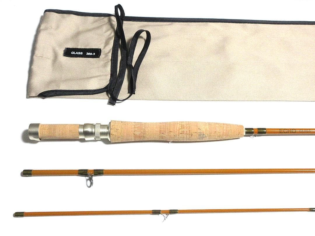 フライロッド Echo Gass 369-3 3wt 6ft 9in 3pc
