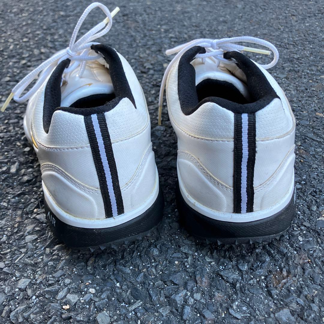 Nike ゴルフシューズ ホワイト ゴールド 26.0cm