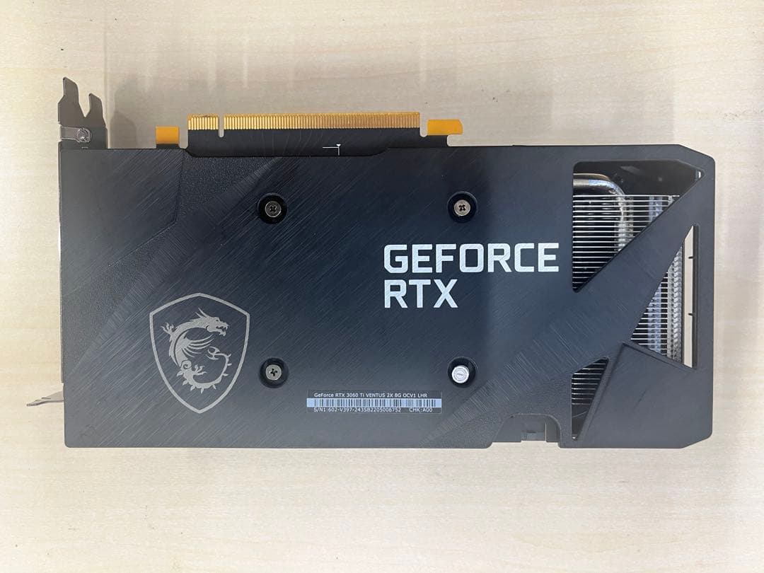 MSI製　RTX3060ti