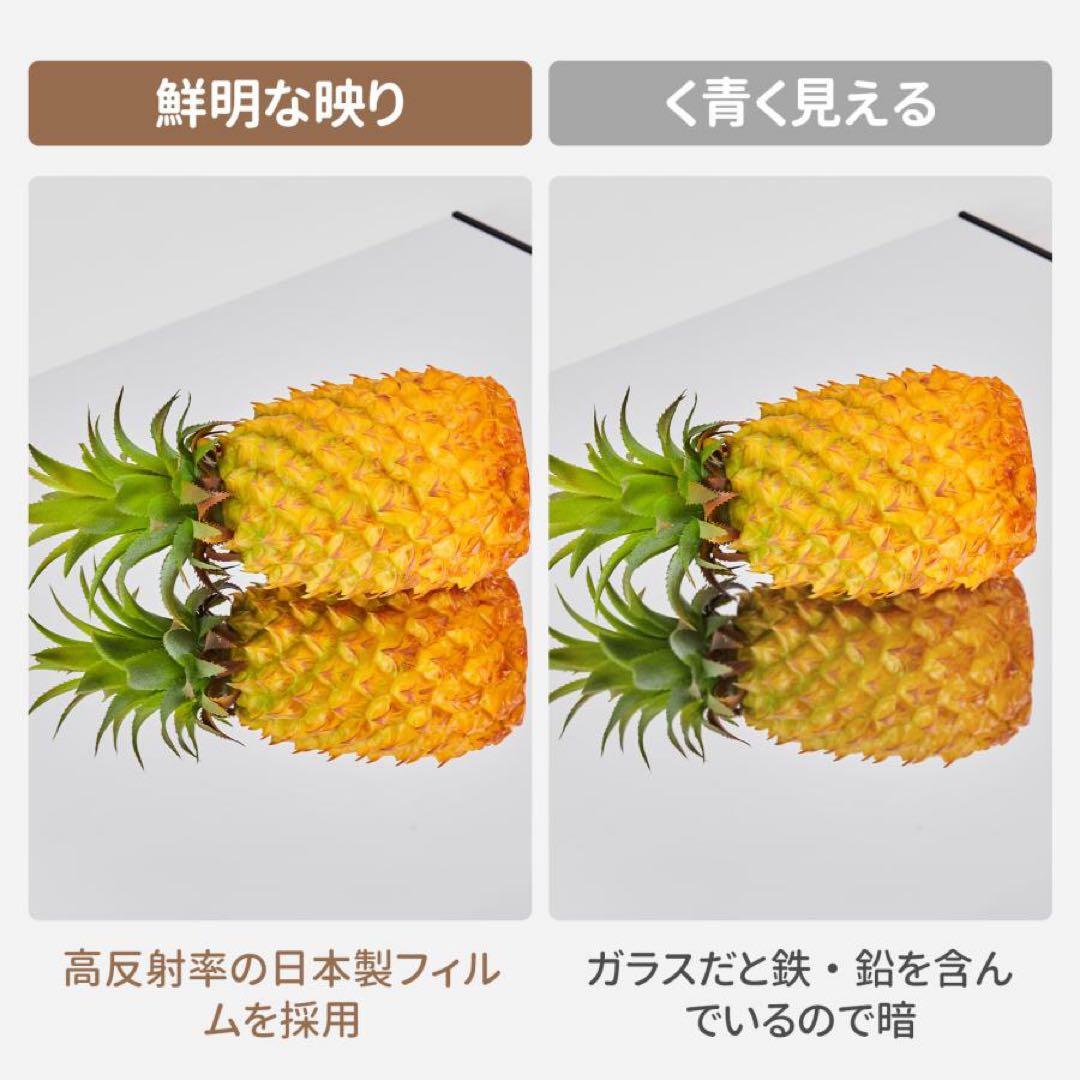 【新品】SILVER 160×80 折りたたみ式 割れないミラー 全身鏡 ２枚