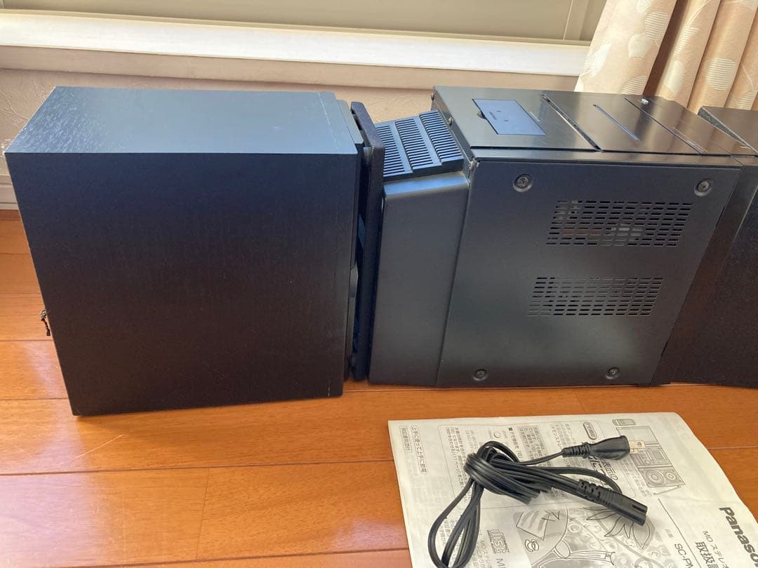 Panasonic SC-PM37MD MDステレオ　ブラック