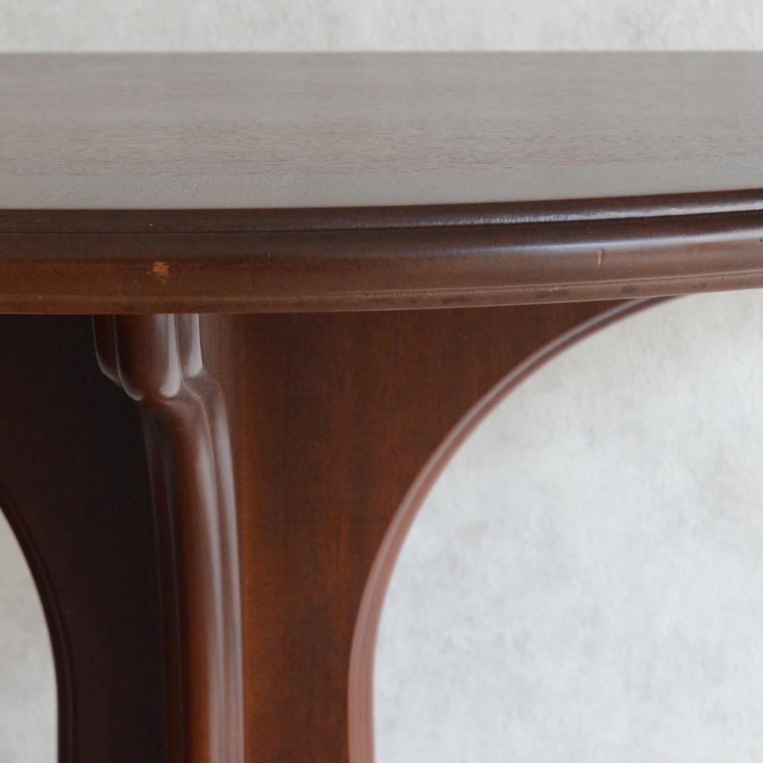 イギリス ヴィンテージ ハーフムーン コンソールテーブル サイドテーブル